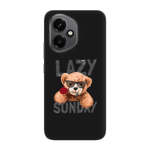 Honor Magic 400 Lazy sunday Black Colored Silicone TPU Θήκη